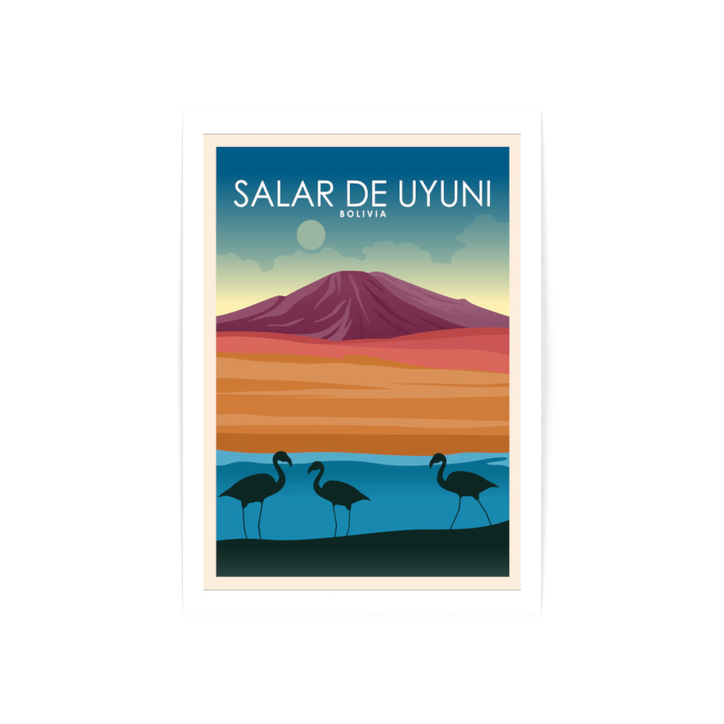 Uyuni Salt Flat Poster