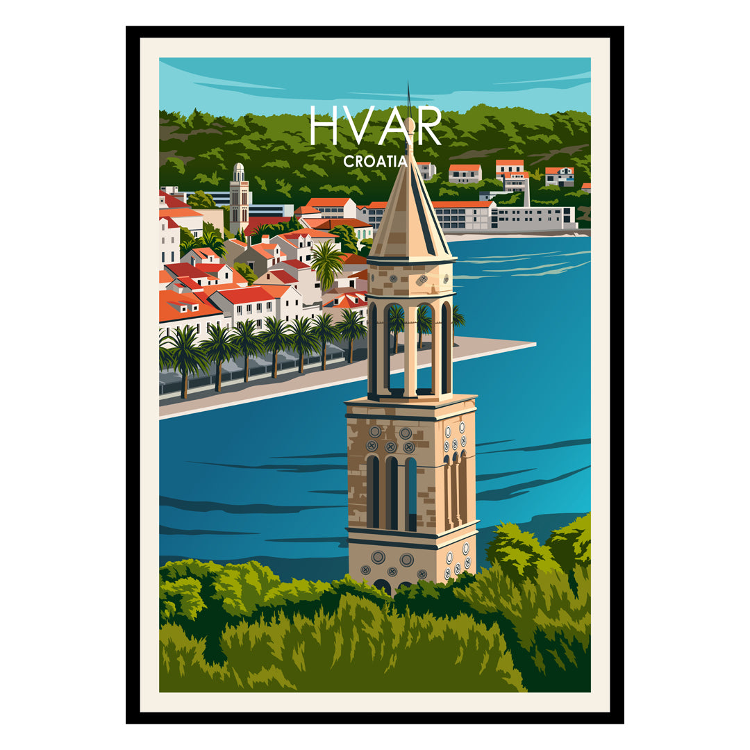 Hvar Croatia Poster