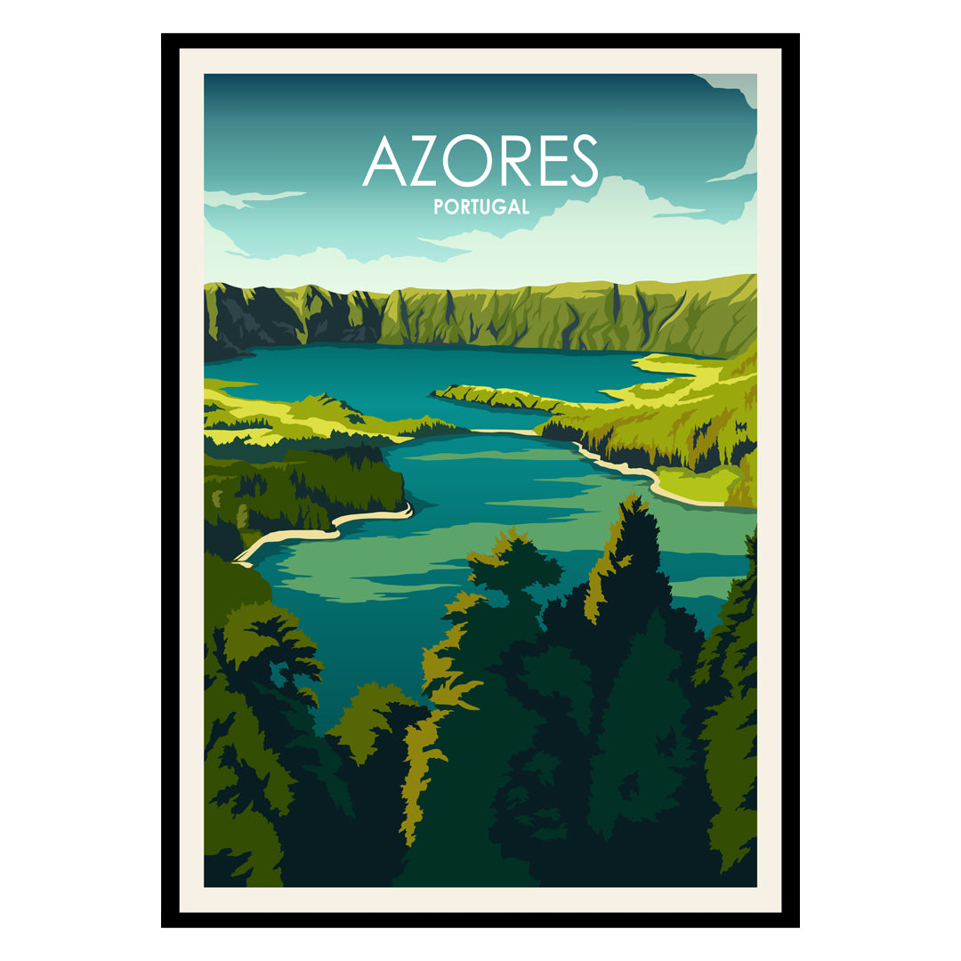Azores Portugal Poster