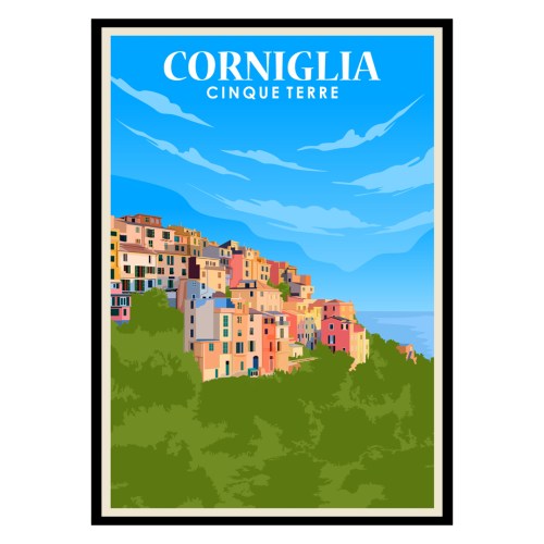 Corniglia Cinque Terre Poster