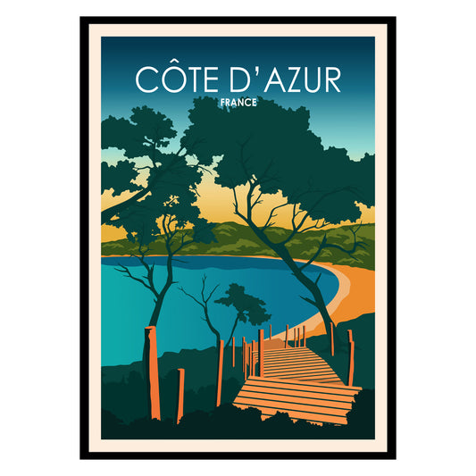 Côte d'Azur France Poster