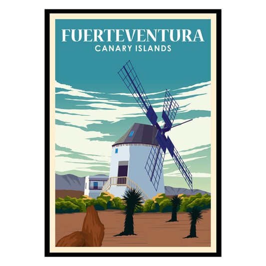 Fuerteventura Canary Islands Poster