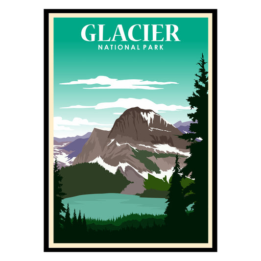 Glacier National Park US Poster