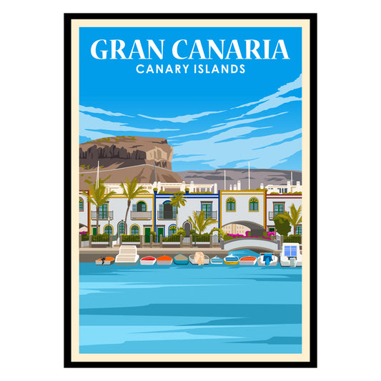 Gran Canaria Canary Islands Poster