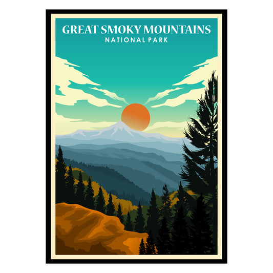 Great Smoky Mountains US Poster