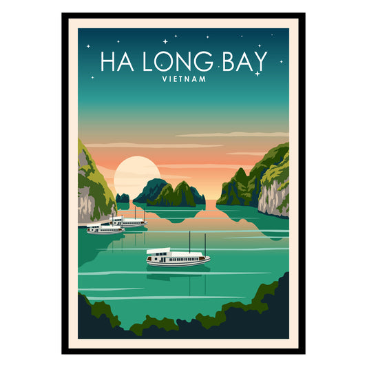 Ha Long Bay Vietnam Poster