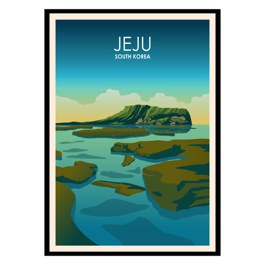 Jeju Island South Korea Poster
