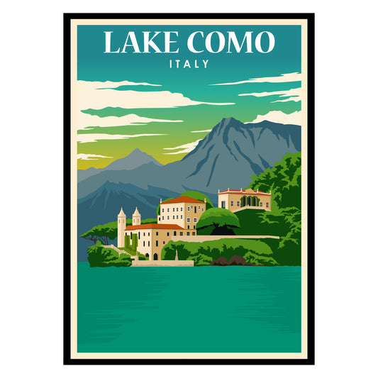 Lake Como No1 Poster