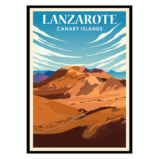 Lanzarote Canary Islands Poster