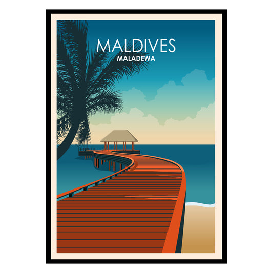 Maldives Maladewa Poster