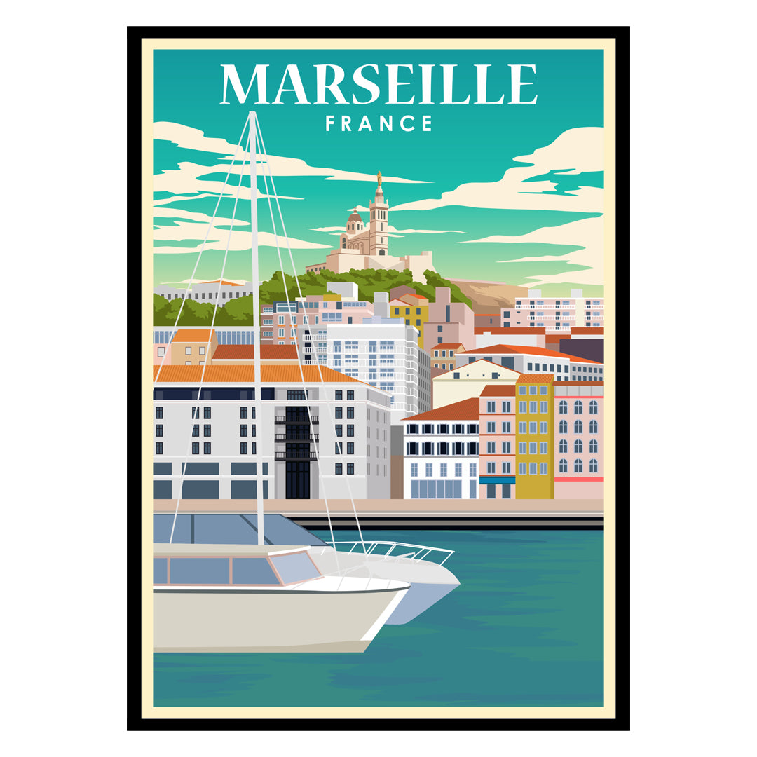 Marseille France Poster