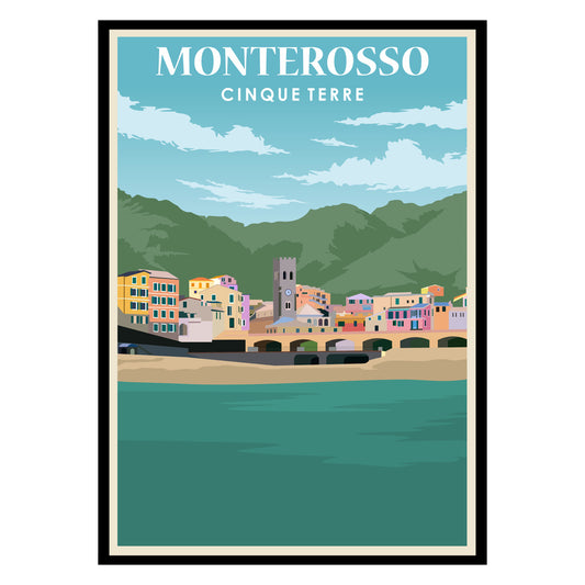 Monterosso Cinque Terre Poster
