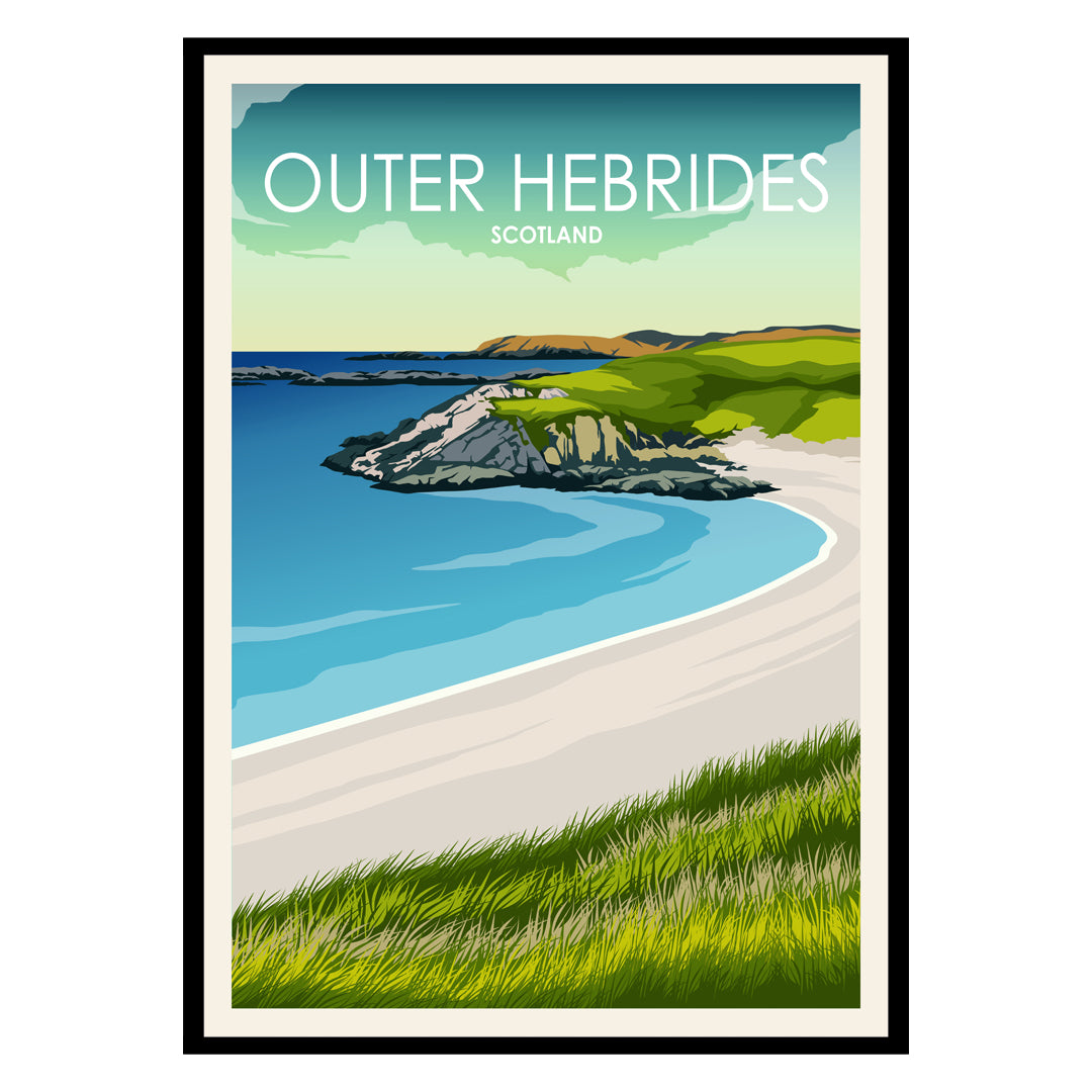 Outer Hebrides Scotland Poster