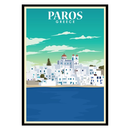 Paros Cyclades Greece Poster
