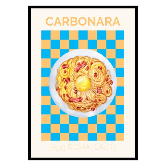 Pasta Carbonara Poster