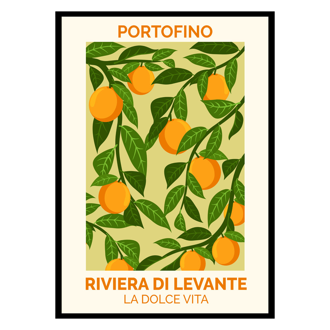 Portofino La Dolce Vita Poster