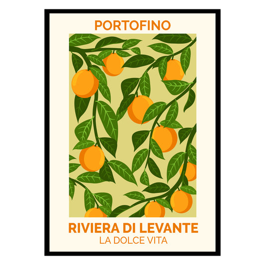 Portofino La Dolce Vita Poster