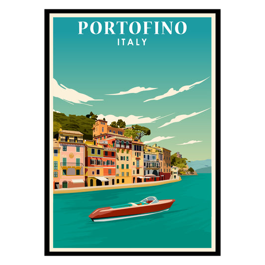 Portofino Italy Poster