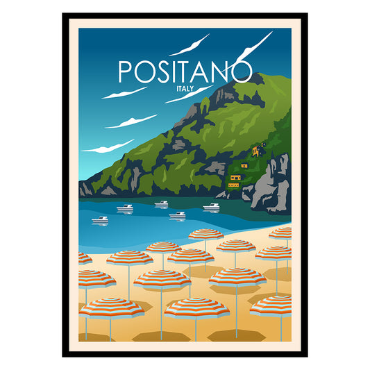 Positano Amalfi Coast Poster