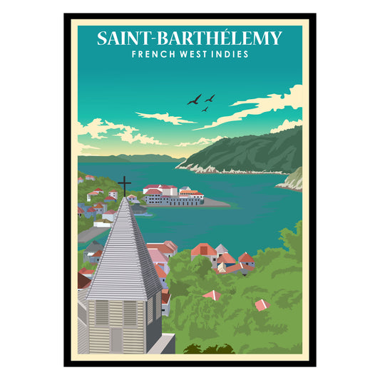 Saint Barthélemy Poster