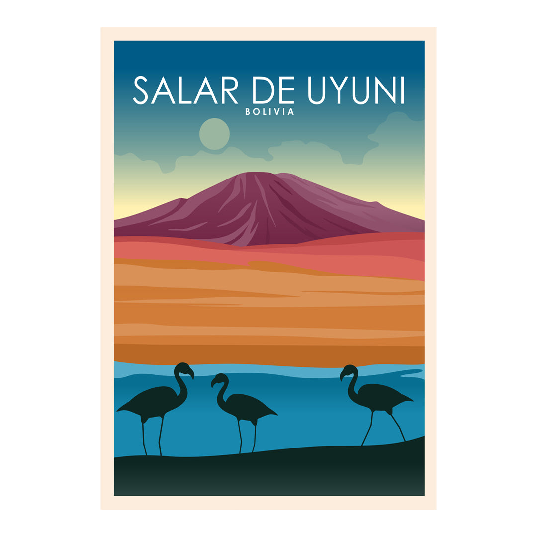 Uyuni Salt Flat Poster