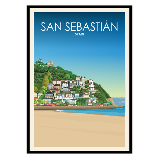 San Sebastián Spain Poster