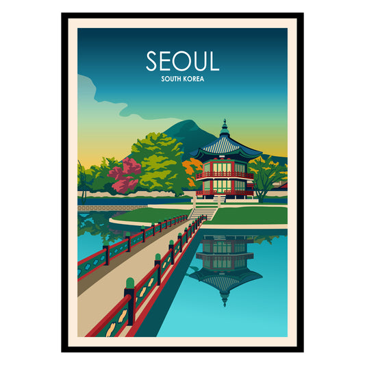 Seoul South Korea Poster