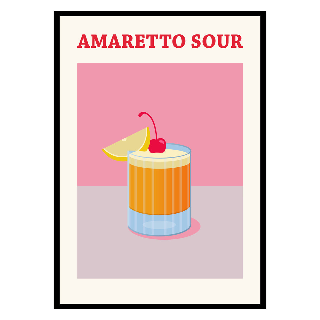 Amaretto Sour Glow: Saronno's Velvet Twilight