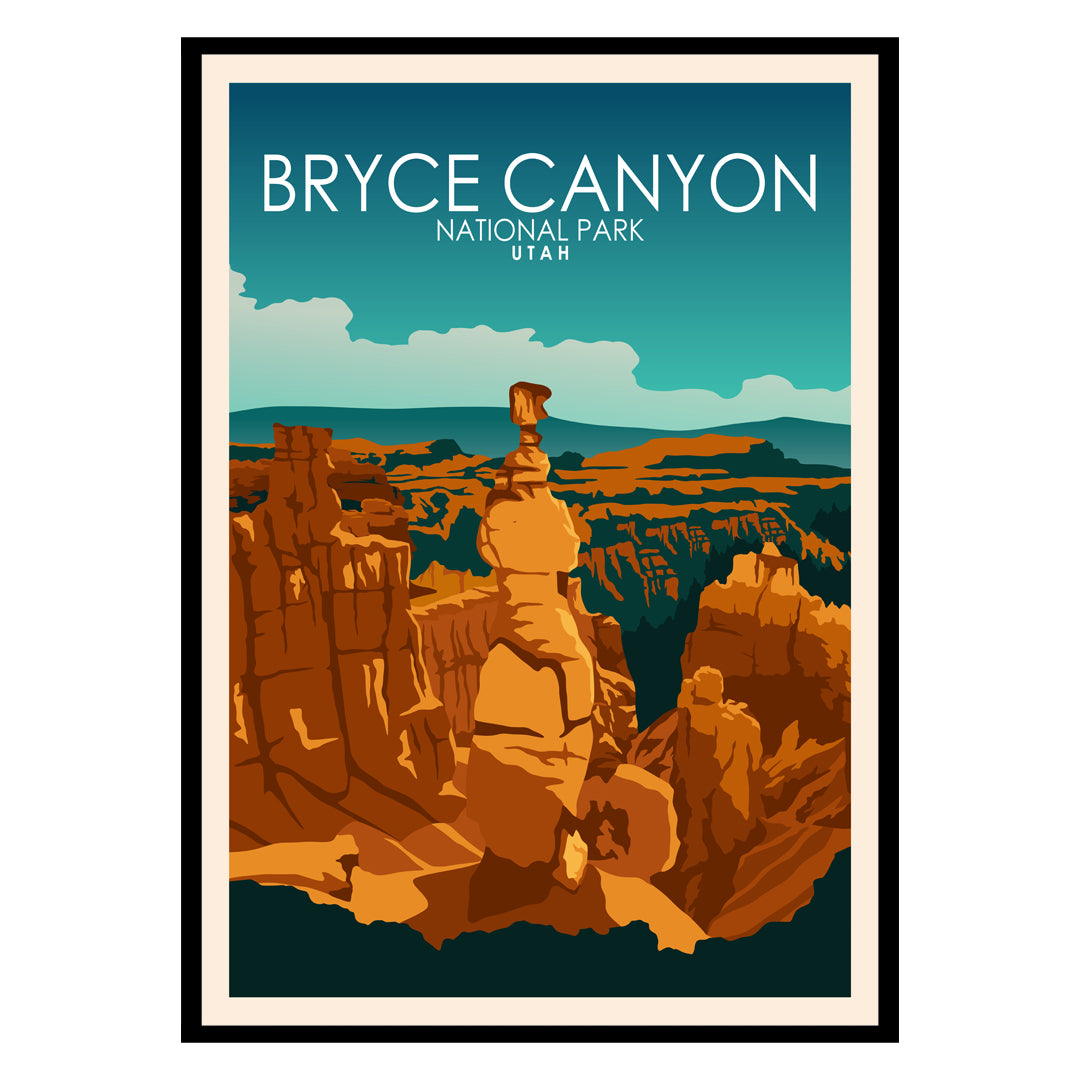 Hoodoo Spires of Bryce Canyon Poster