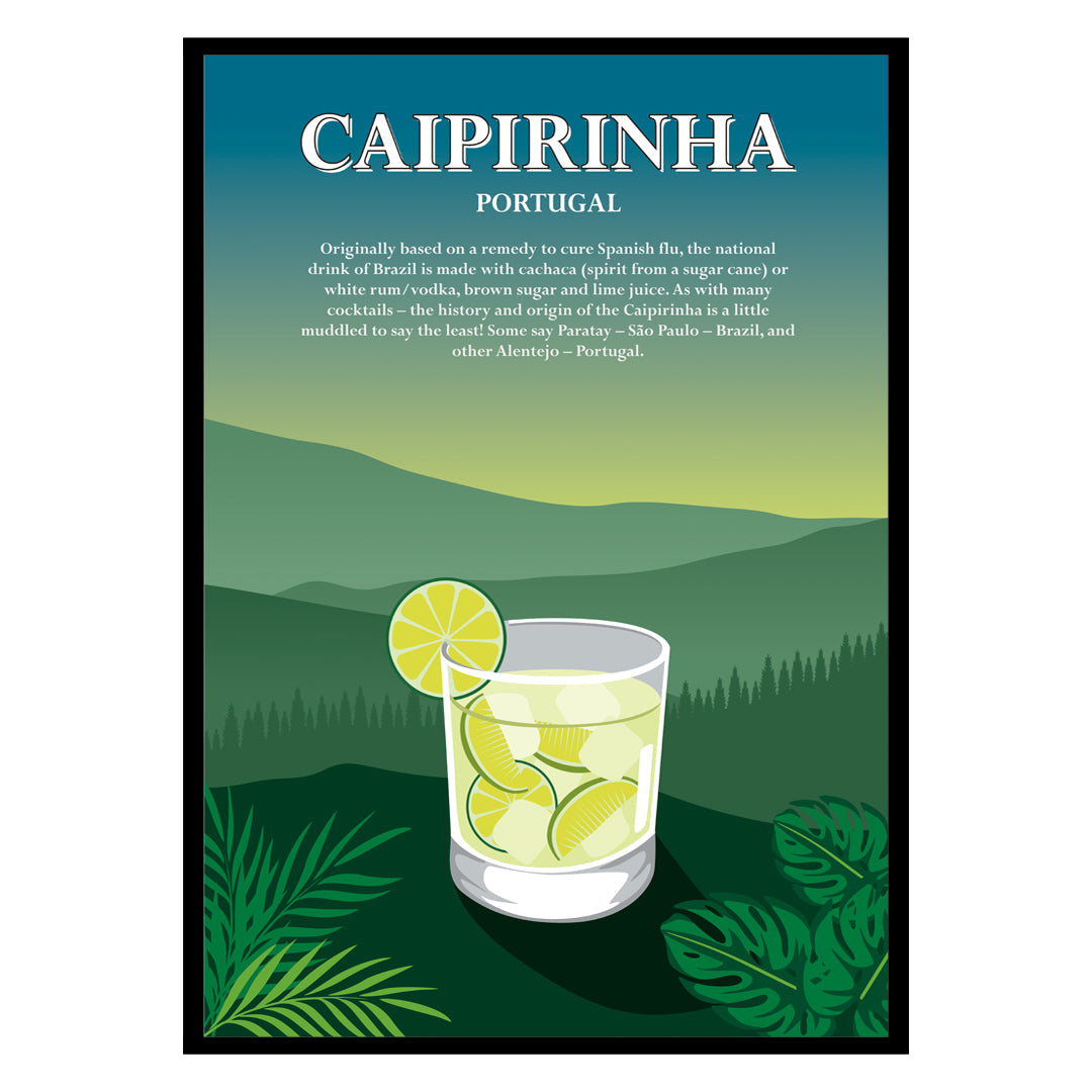 Lime-Kissed Caipirinha in Rio Twilight