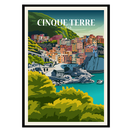 Cinque Terre’s Sunlit Coastal Vista