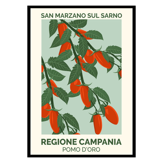 Sunlit Cliffs of Campania Poster