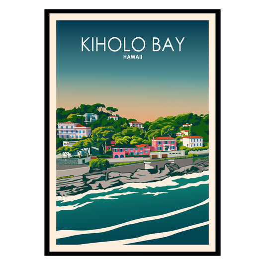 Kiholo Bay Hawaii Poster