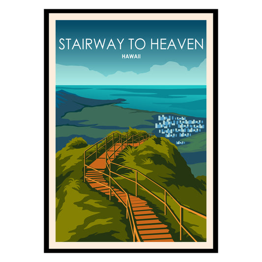 Stairway to Heaven Hawaii Poster