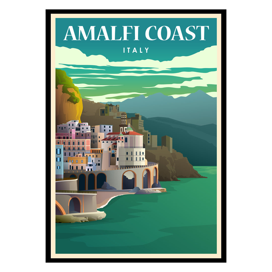 Amalfi Coast No3 Poster