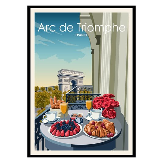 Arc de Triomphe Paris France Poster