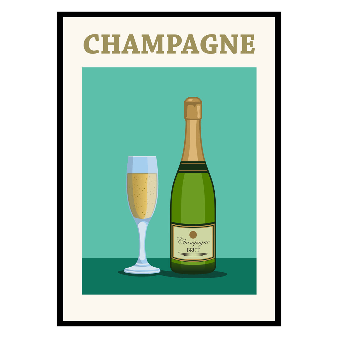 Champagne France Poster