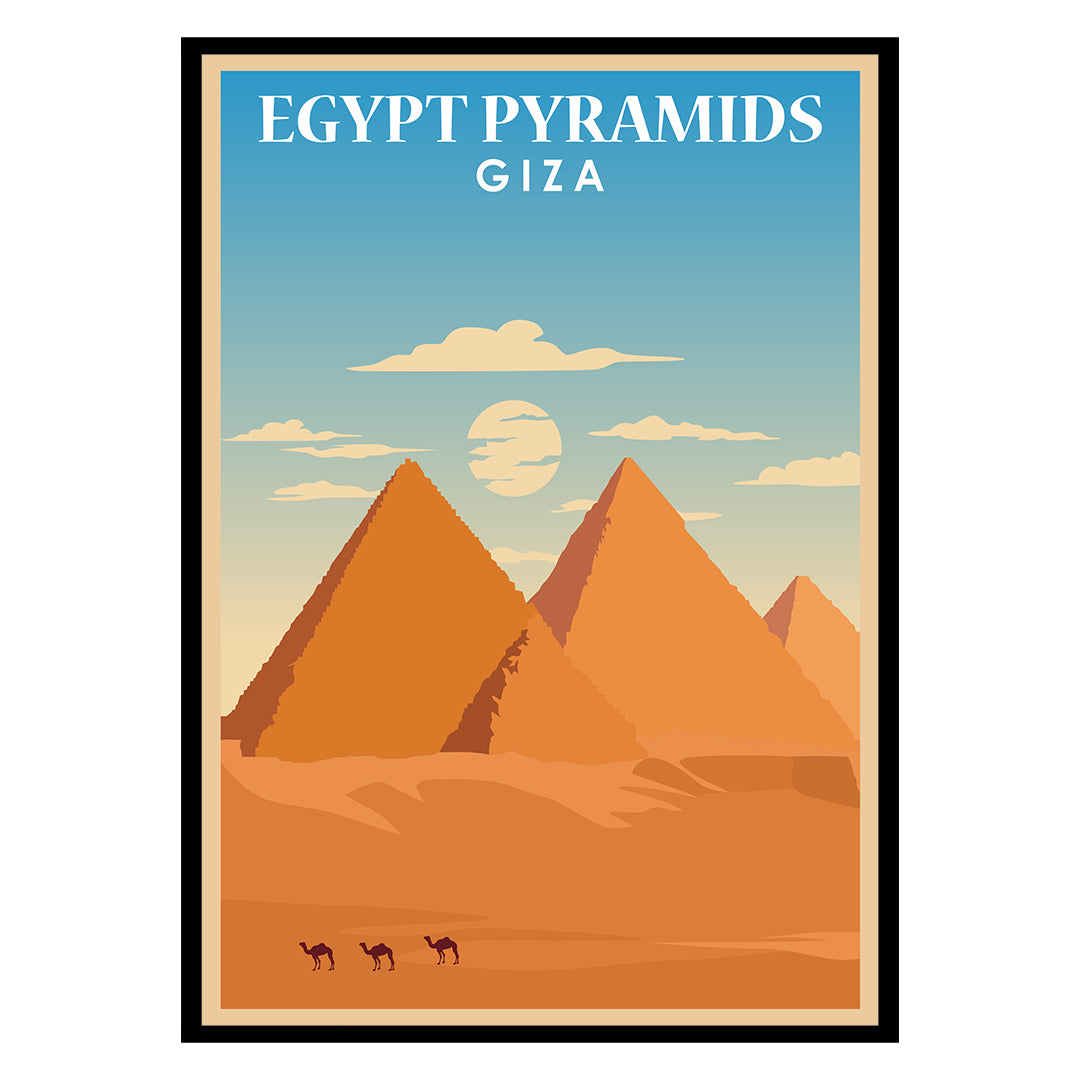 The Great Pyramids Poster