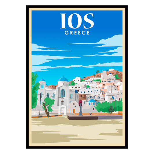 Ios Cyclades Greece Poster