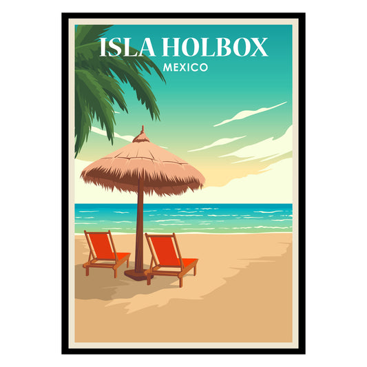 Isla Holbox Mexico Poster