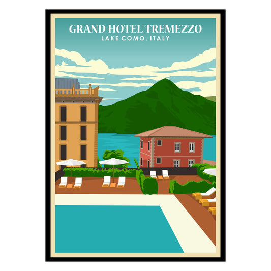 Lake Como No2 Italy Poster