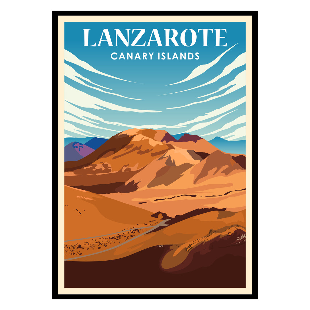 Lanzarote Canary Islands Poster