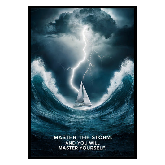 Master the Storm Poster