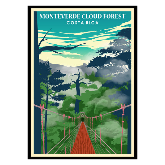 Monteverde Cloud Forest Costa Rica Poster