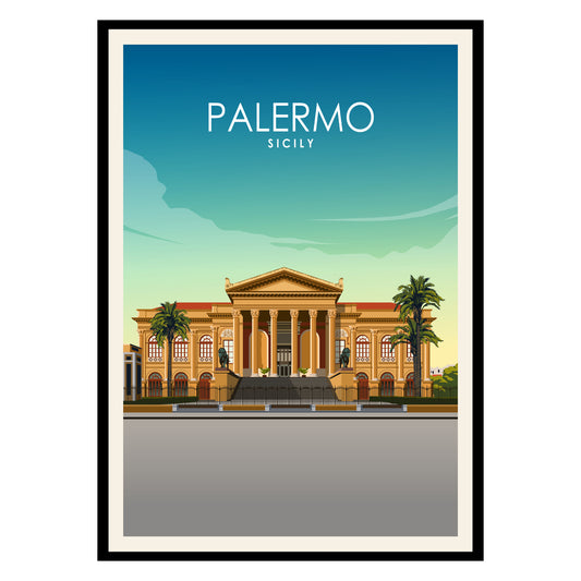 Palermo Sicily Italy Poster