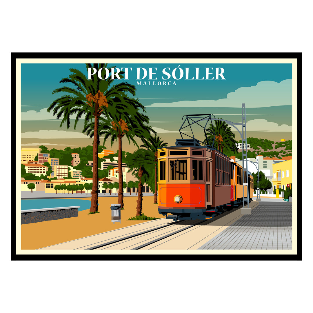 Port de Sóller Mallorca Poster