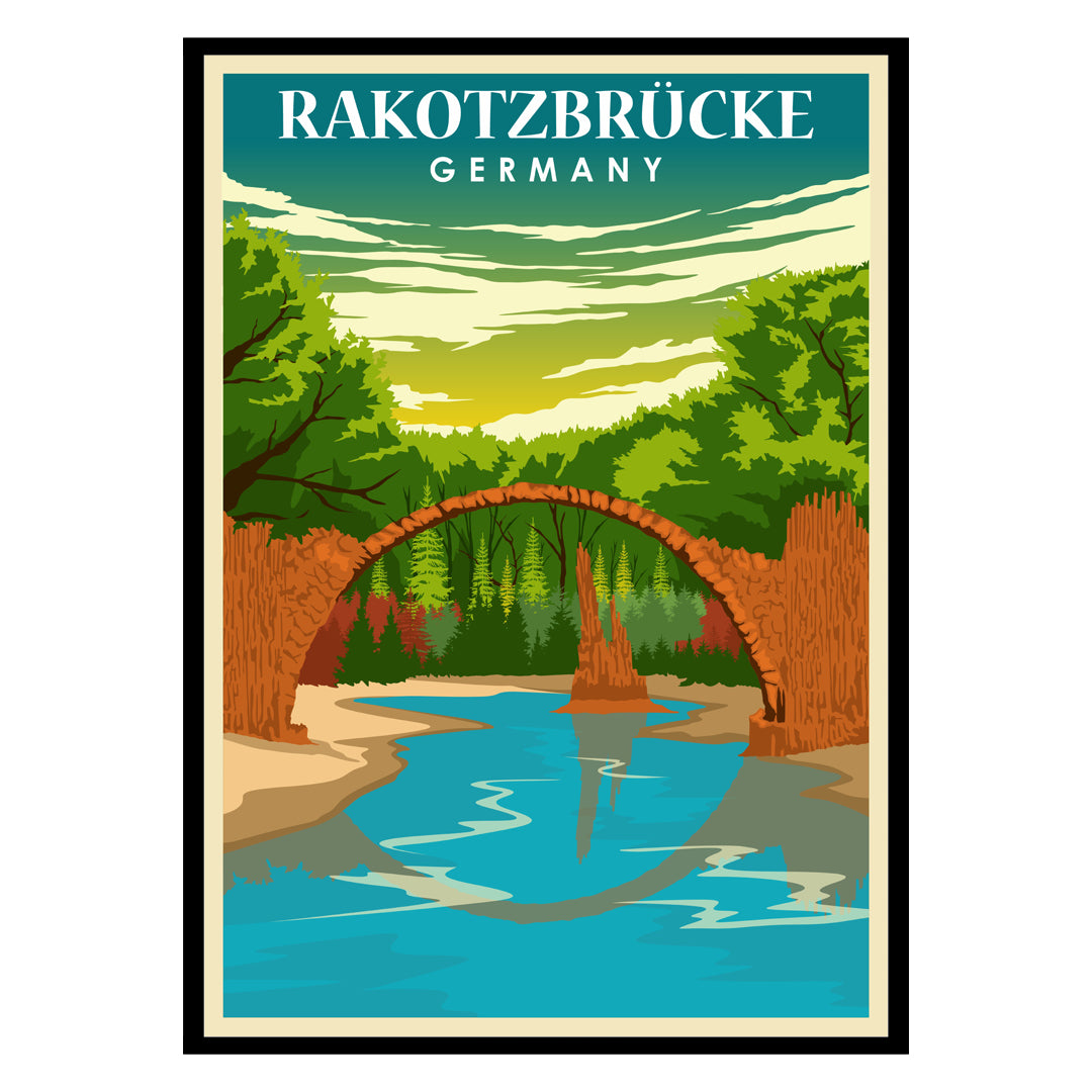 Rakotzbrücke Germany Poster