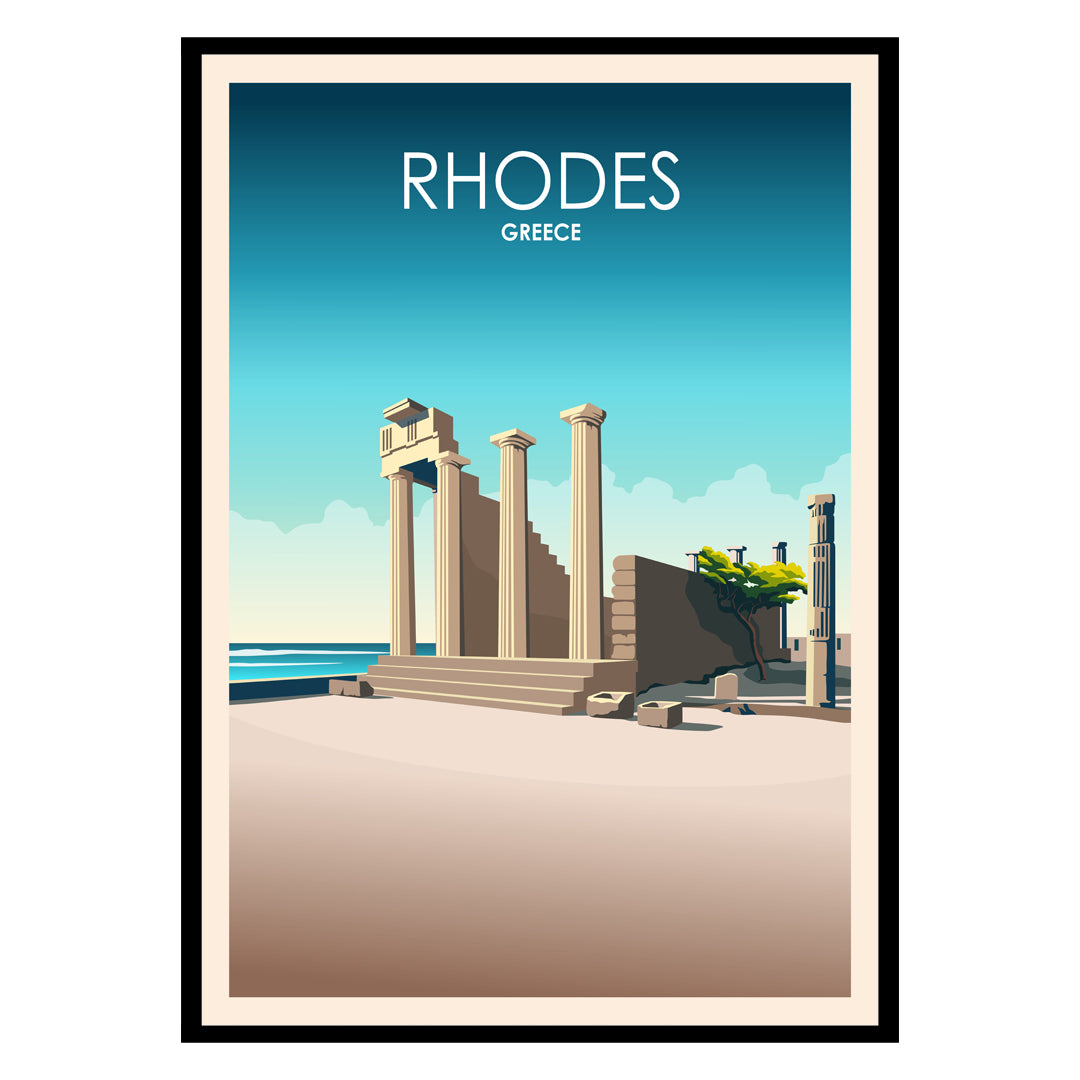 Rhodes Greece Poster