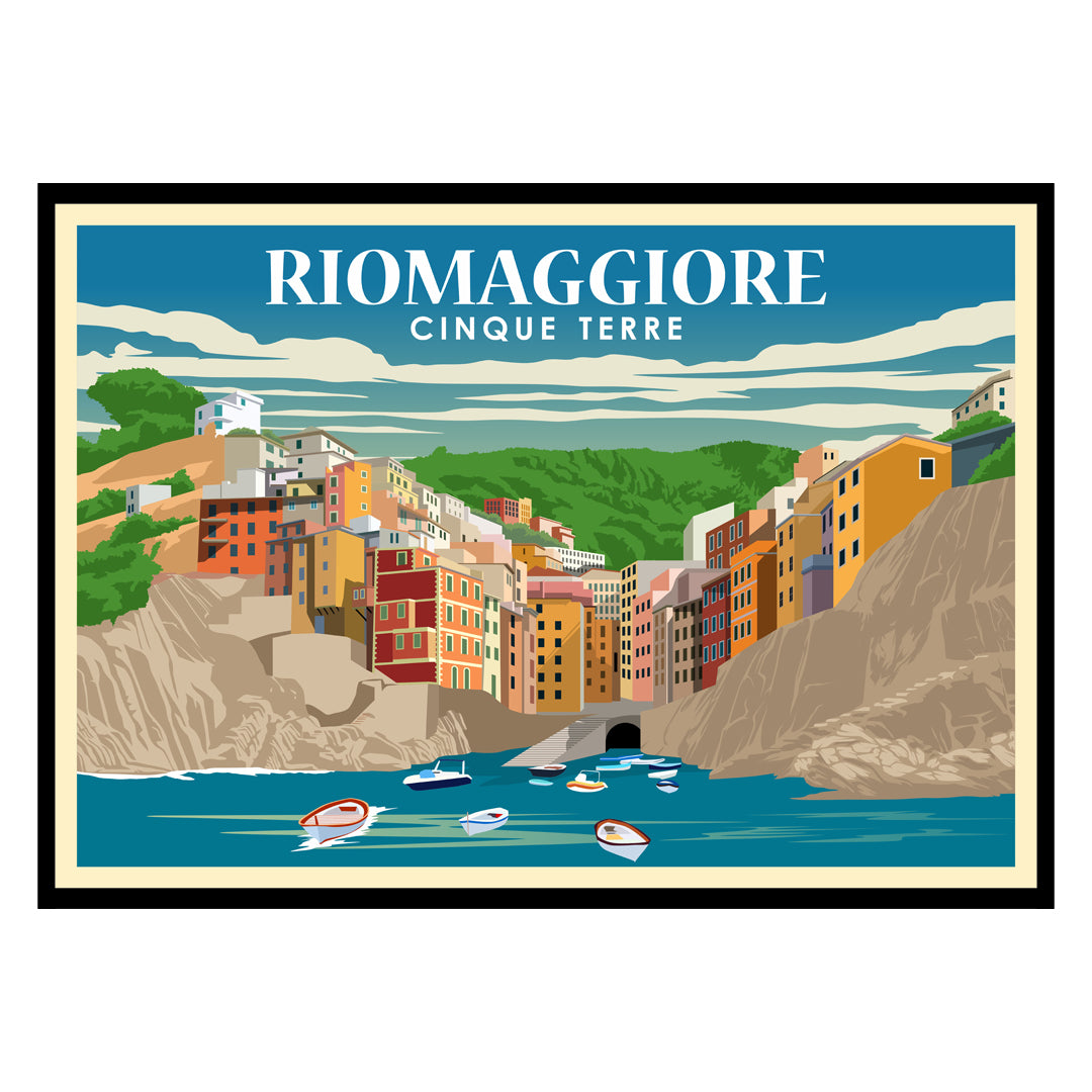 Riomaggiore No2 Cinque Terre Poster