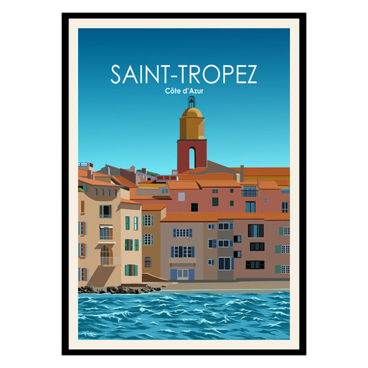 Saint-Tropez No2 Côte d’Azur Poster